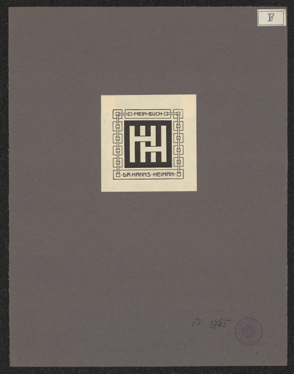 Ernst Fuchs – Exlibris Dr. Hanns Heiman 