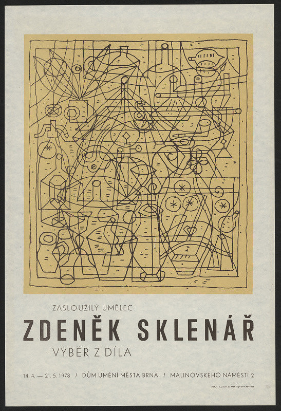 neznámý – Zasl. umělec Zdeněk Sklenář, výběr z díla ... 1978, DU m. Brna 