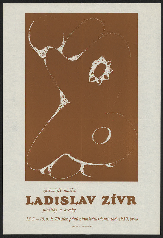 neznámý – Zasl. umělec Ladislav Zívr, plastiky a kresby ... 1979, DU, Dům p. z Kunštátu, Brno 