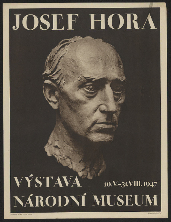 neznámý – Josef Hora, výstava Národní museum ... 1947 