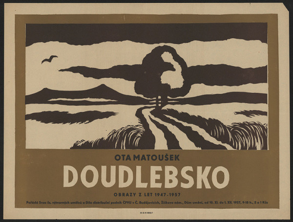 Karel Fiala – Ota Matoušek Doudlebsko, obrazy z let 1947-1957 ... Č. Budějovice 1957 