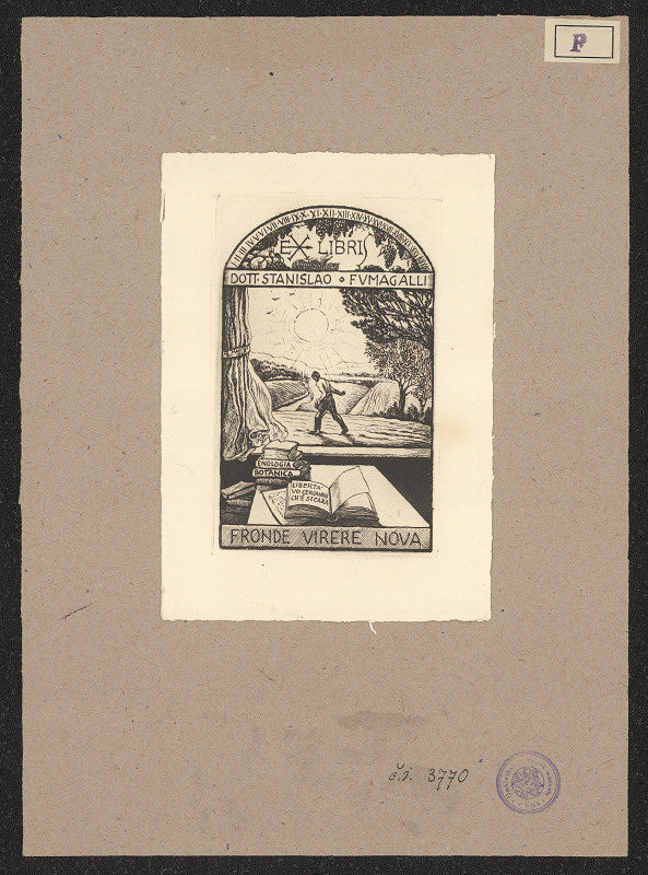 Dott Stanislav Fumagalli – Exlibris Dott Staislav Fumagalli 