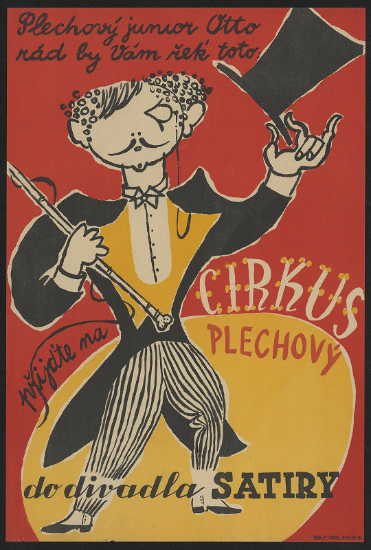 neznámý – Přijďte na cirkus plechový do Divadla satiry 