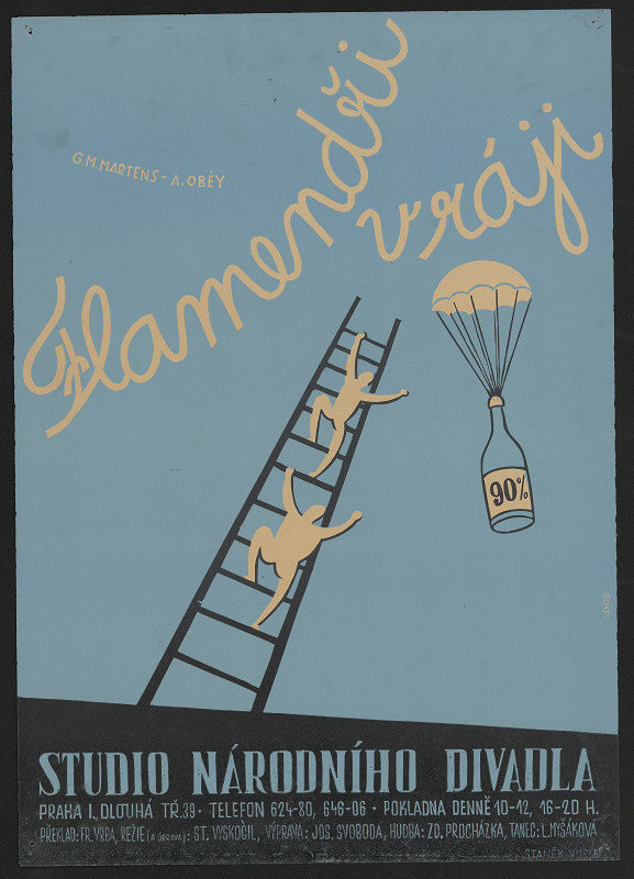 neznámý – G.M. Martens - A. Obey, Flamendři v rájio, Studio Národního divadla 