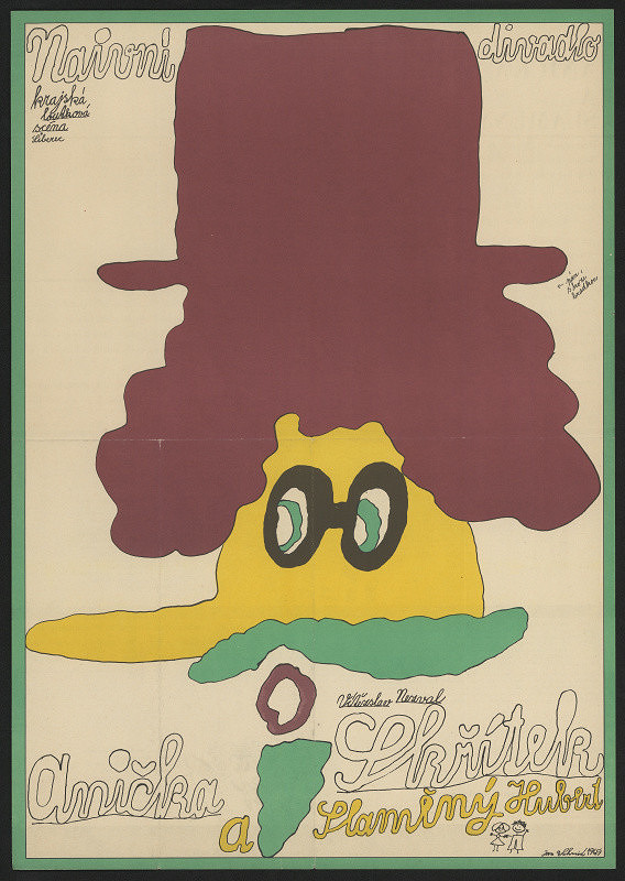 Jan Schmid – V. Nezval, Anička Skřítek a Slaměnný Hubert, Naivní divadlo, Krajská loutková scéna Liberec 