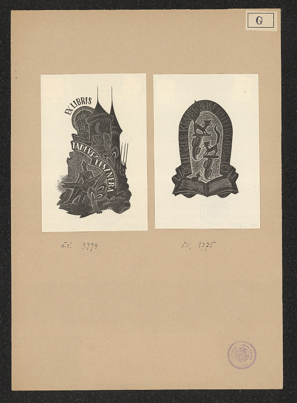 Henryk Gaczyński – Exlibris Tadeusz Leszner 