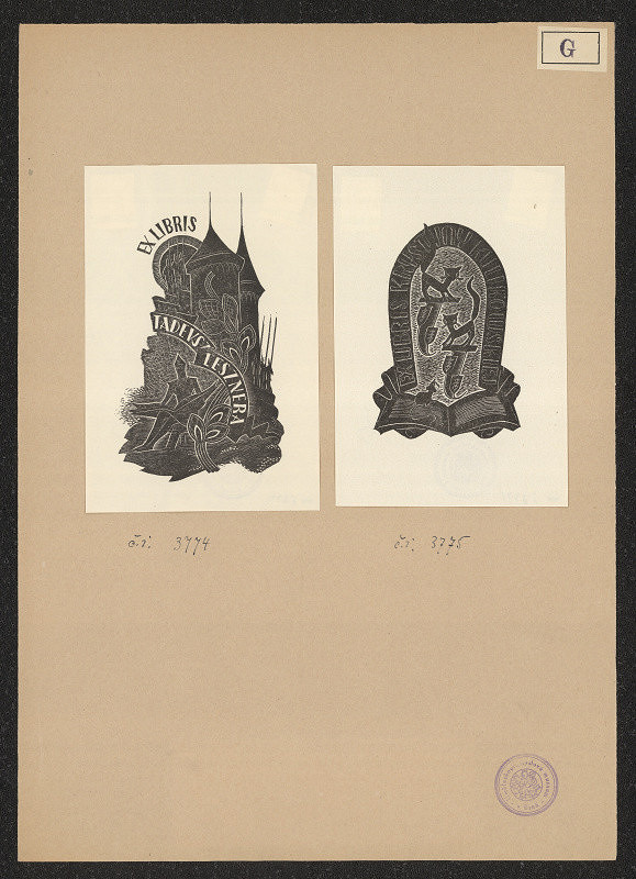 Henryk Gaczyński – Exlibris Krystyny Kulikowskiej 