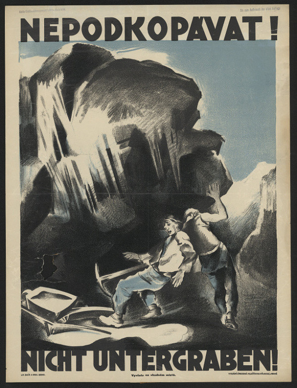 František (Václav) Süsser – Nepodkopávat! Nicht untergraben! Úrazová pojišťovna dělnická v Brně 