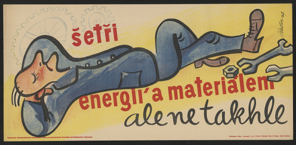 Karel Pekárek – Šetři energií a materiálem, ale ne takhle.  ...výbor pro popularisaci dvouletky ... 