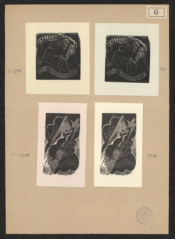 Henryk Gaczyński – Exlibris Zofii Borowickiej 