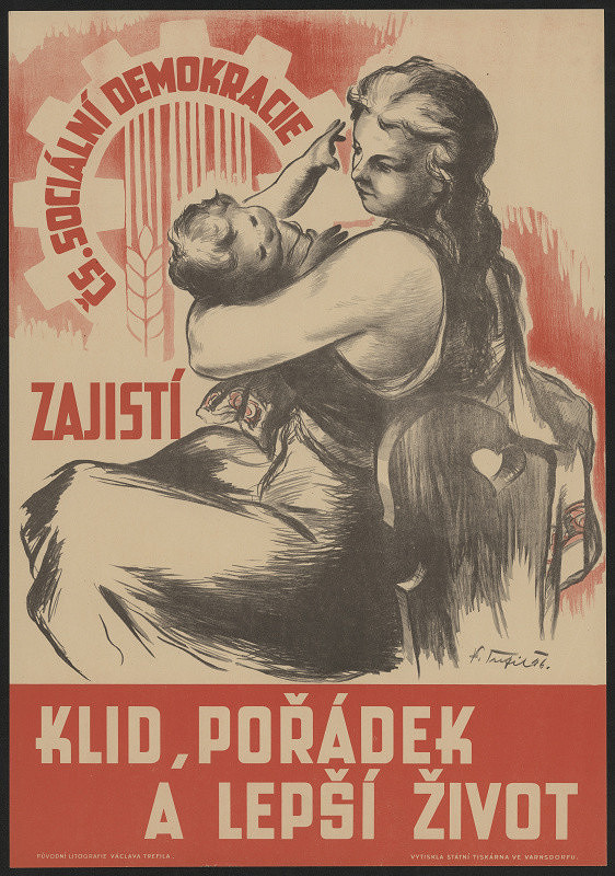 Václav Trefil – Čs. sociální demokracie zajistí klid, pořádek a lepší život 
