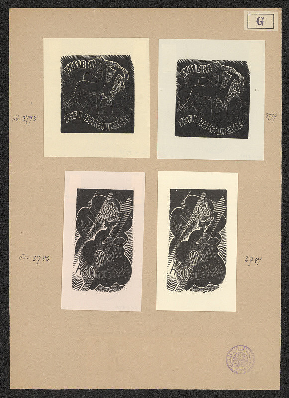 Henryk Gaczyński – Ex libris Marii Kossowskiej 