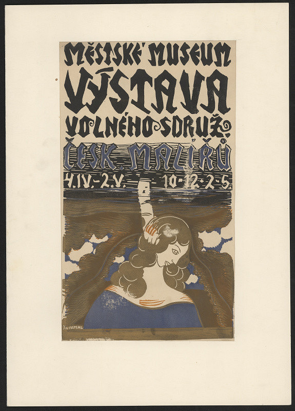 Josef Váchal – Městské museum, výstava Volného sdružení českých malířů 4.IV.-2.V. ... 