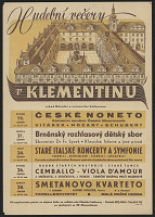 Vojtěch Kubašta – Hudební večery v Klementínu, 19. červen ... 28. červen 