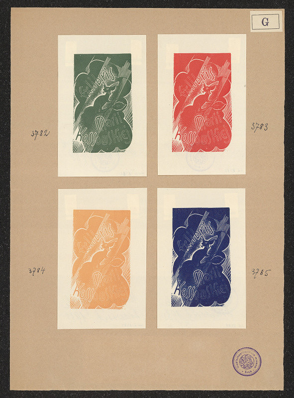 Henryk Gaczyński – Exlibris Marii Kossowskiej 