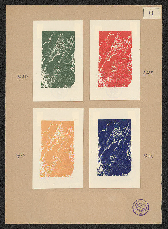 Henryk Gaczyński – Exlibris Marii Kossowskiej 