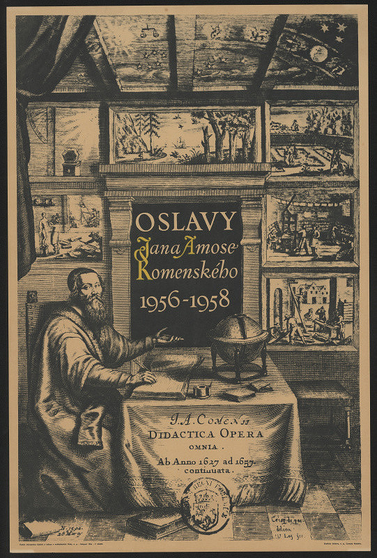 neznámý – Oslavy Jana Amose Komenského 1956-1958, ... Didactica Opera Omnia 