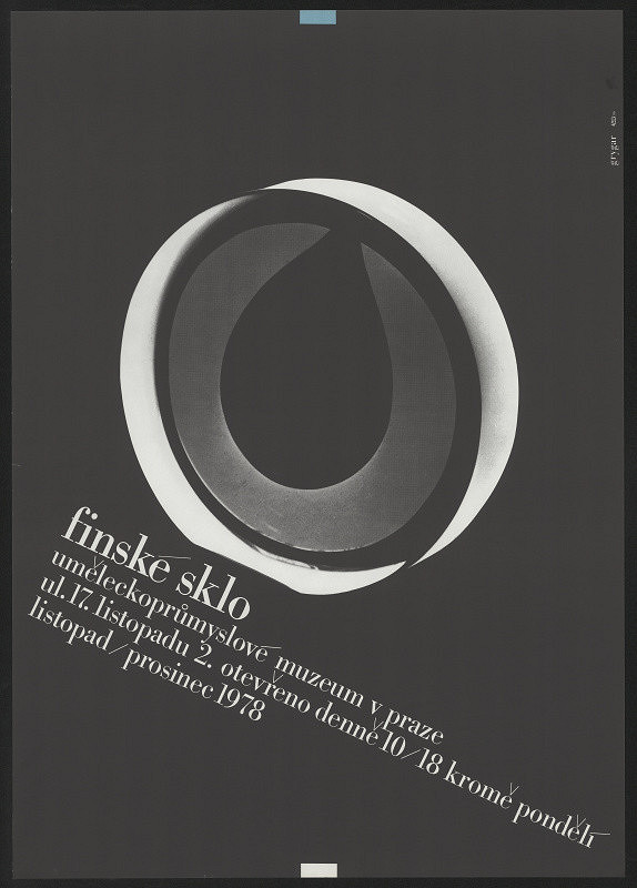 Milan Grygar – Finské sklo, UPM Praha ... Listopad/prosin. 1978 