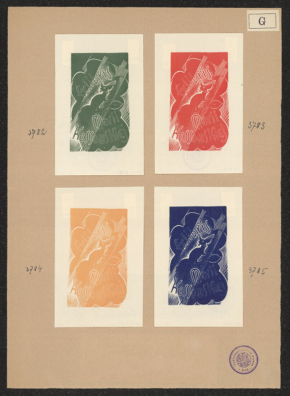 Henryk Gaczyński – Exlibris Marii Kossowskiej 