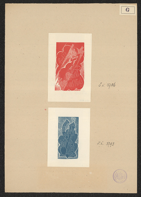 Henryk Gaczyński – Exlibris Marii Kossowskiej 