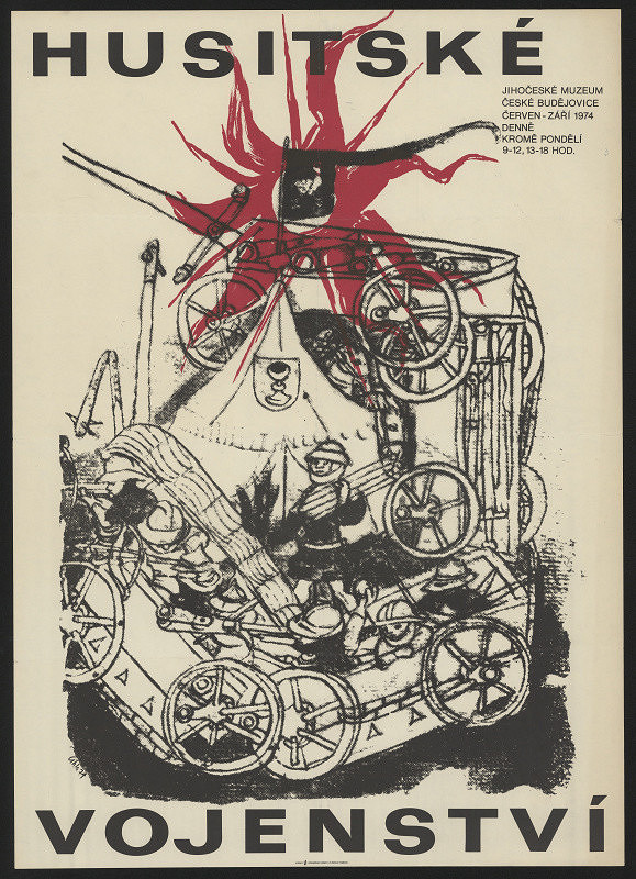 Jan Cihla – Husitské vojenství Jč. museum v Č. Budějovicích ... 1974 