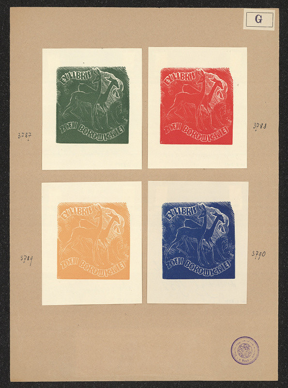 Henryk Gaczyński – Exlibris Zofii Borowickiej 