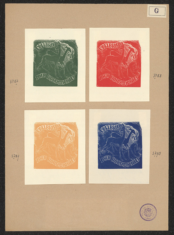 Henryk Gaczyński – Exlibris Zofii Borowickiej 