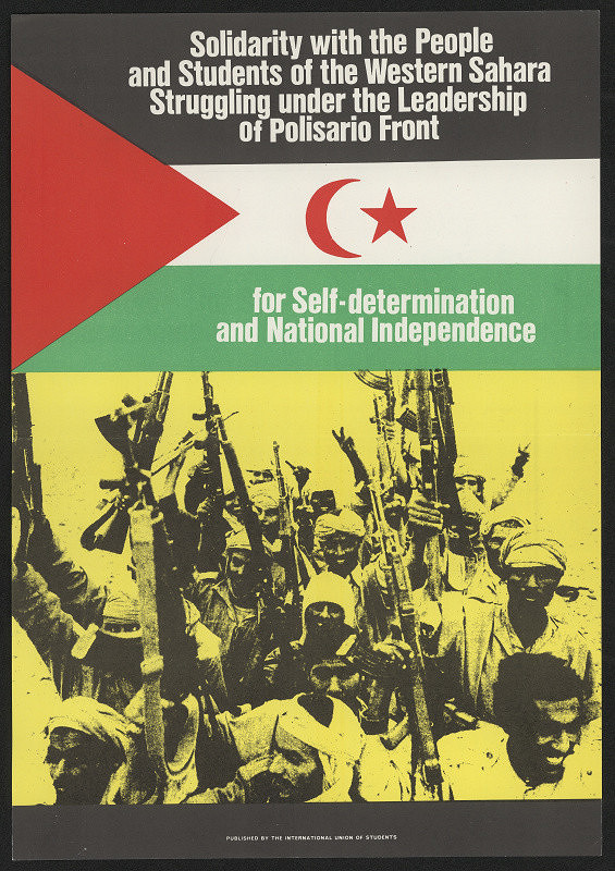 neznámý – Solidarity with the People and Students of the Western Sahara ...Internat. Union of Students 