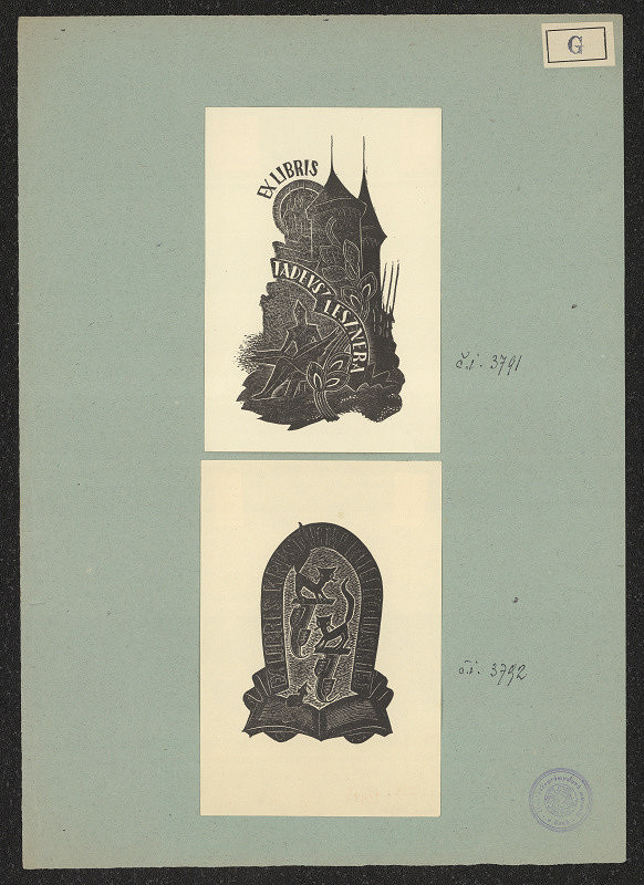 Henryk Gaczyński – Ex libris Tadeusz Lesznera 