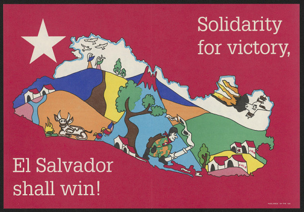 neznámý – Solidarity for victory, El Salvador shall win! Internat. Union of Students 