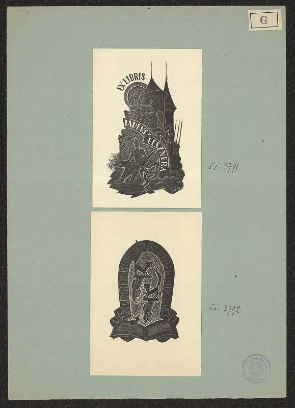 Henryk Gaczyński – Exlibris Krystyny Kulikowskiej 