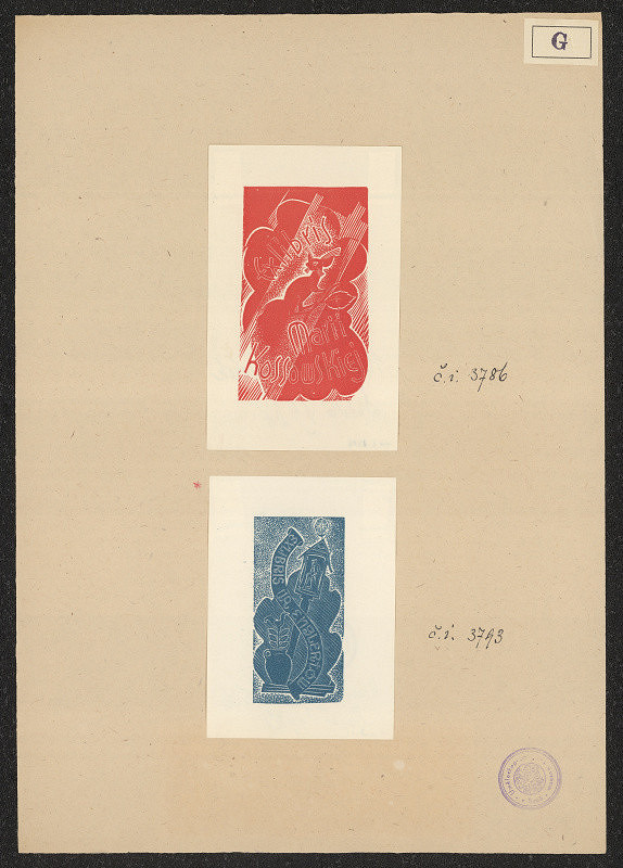 Henryk Gaczyński – Exlibris Wa. Engelrtov 