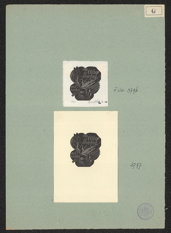 Henryk Gaczyński – Exlibris Ing. Ctibor Šťastný 