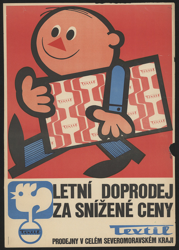 Karel Slavík – Letní doprodej za snížené ceny Textil. Prodejny v celém Severomoravském kraji 