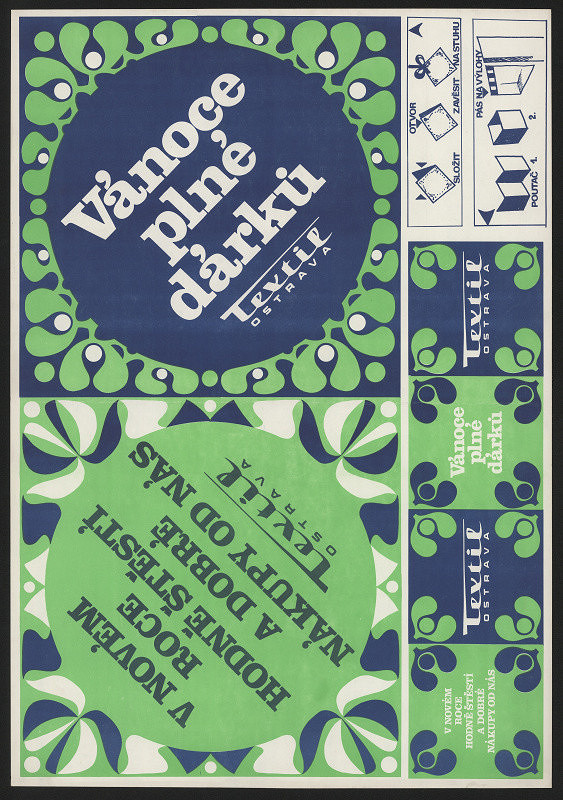 Karel Slavík – Váneoce plné dárků, Textil Ostrava, V Novém roce hodně štěstí ... 