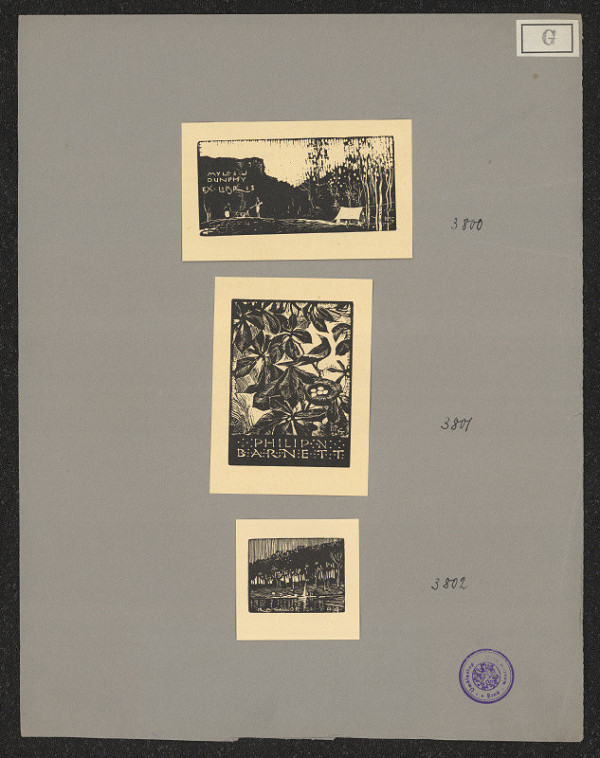 Herbert Reginald Gallop – Ex libris Myles J. Dunphy 