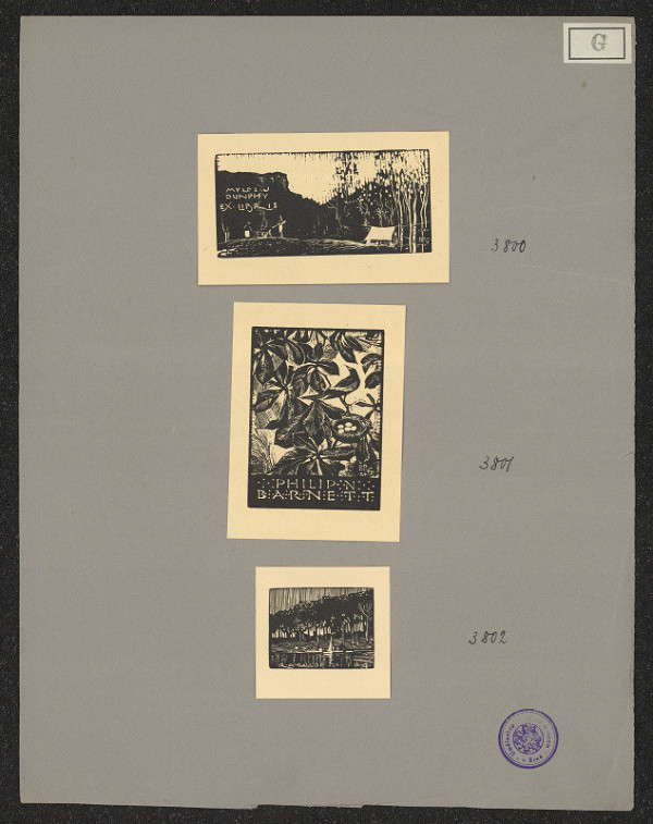 Herbert Reginald Gallop – Exlibris Philip Barnett 