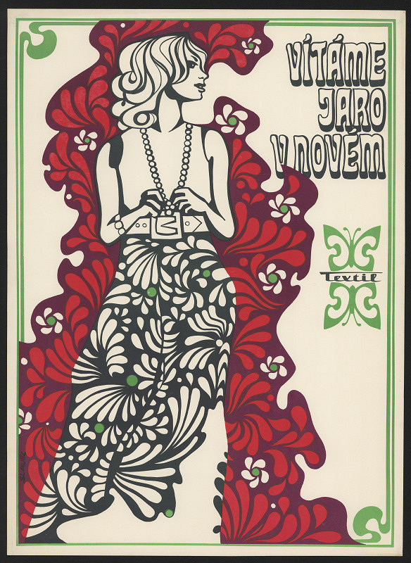 Karel Slavík – Vítáme jaro v novém, Textil 