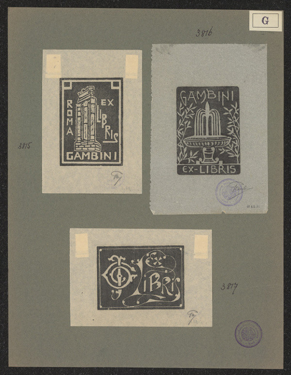 Jorg Gambini – Exlibris Gambini 