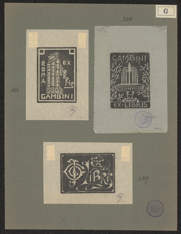 Jorg Gambini – Exlibris Gambini 