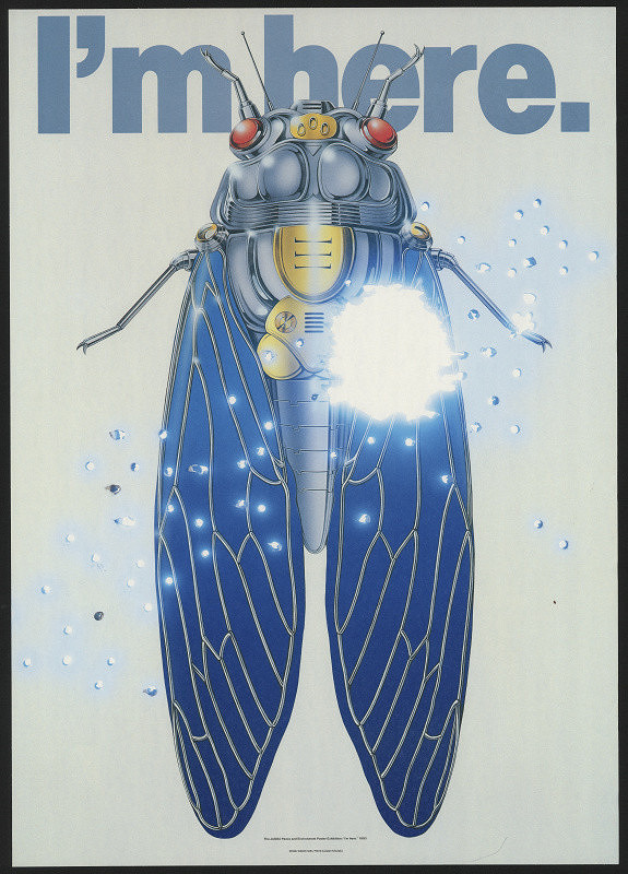 Tadashi Hara – I´m here, JAGDA, Peace and Enviroment Poster Exhibition 