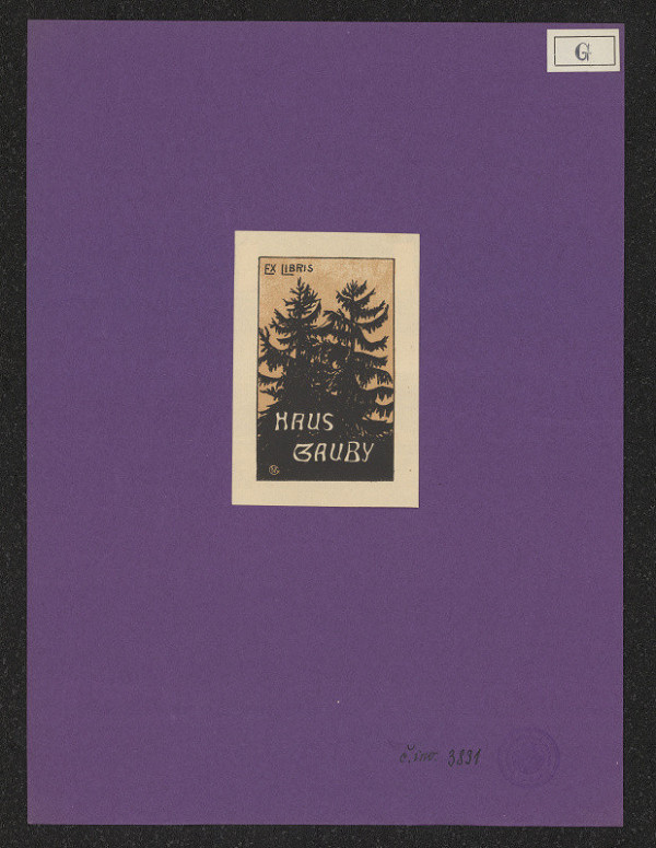 Mariane Gauby – Exlibris Hans Grauby 