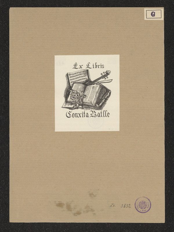 Enric Gavilán Bareche – Exlibris Conchita Butlle 