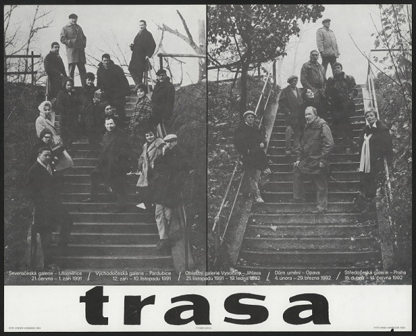 Ivan Kafka – Trasa. Severočes. galerie Litoměřice,..Pardubice, Jihlava...1991-1992 