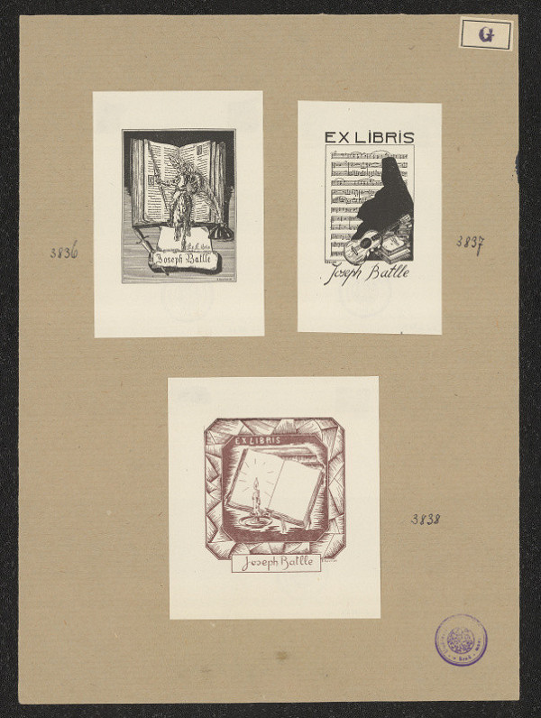 Enric Gavilán Bareche – Exlibris Joseph Batlle 