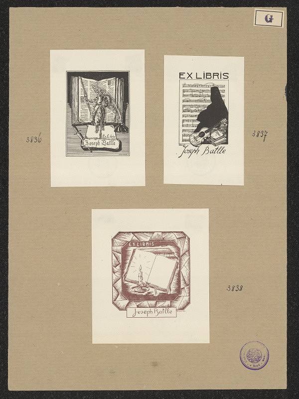 Enric Gavilán Bareche – Exlibris Joseph Batlle 