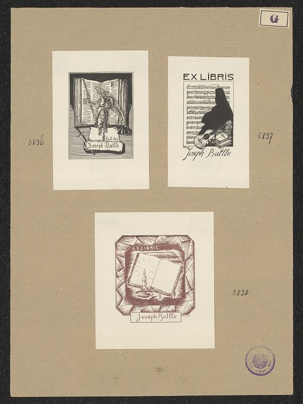 Enric Gavilán Bareche – Exlibris Joseph Batlle 