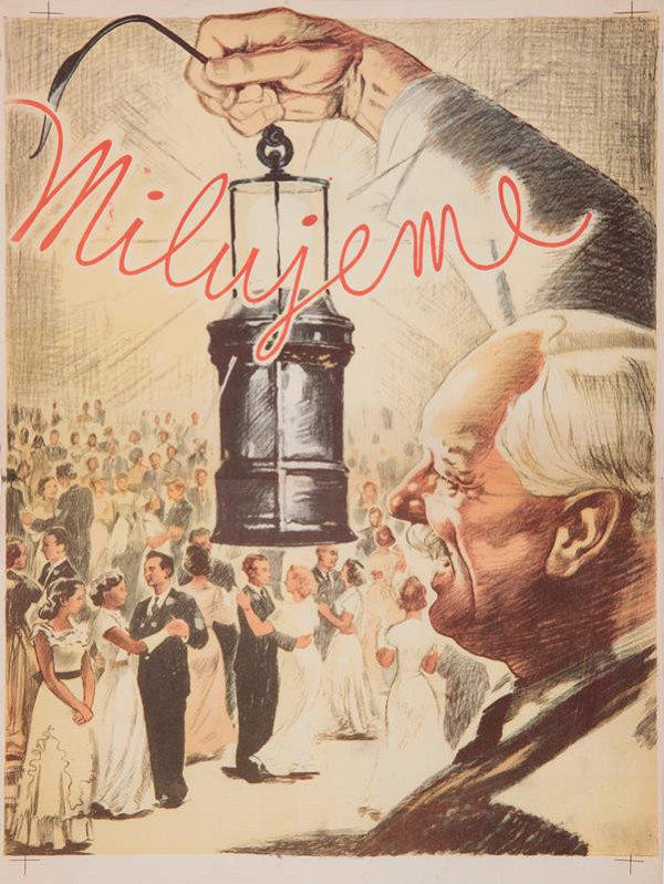 neurčený autor – Milujeme. R: Václav Kubánek, Jaroslav Novotný. Budovatelský film z hornického prostředí 