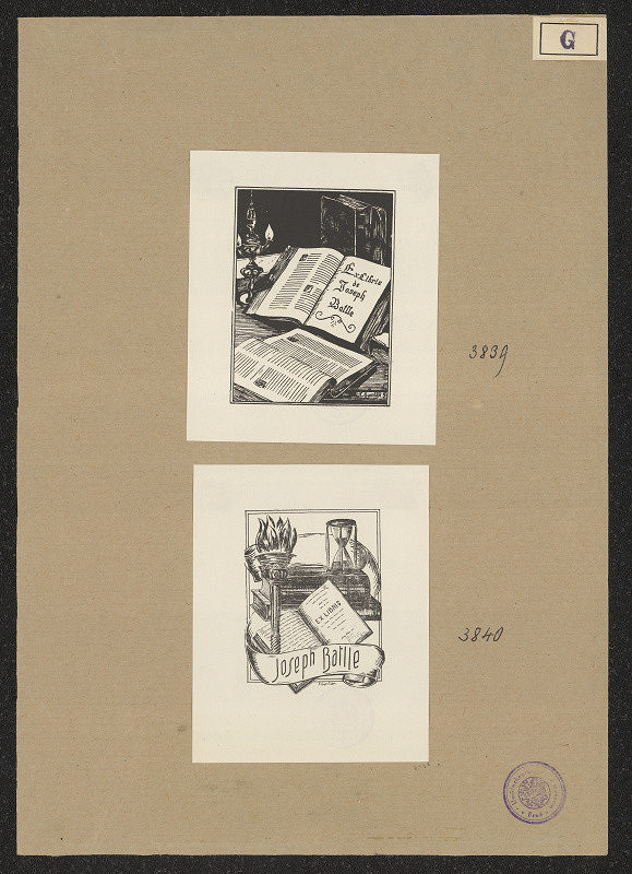 Enric Gavilán Bareche – Exlibris Joseph Batlle 