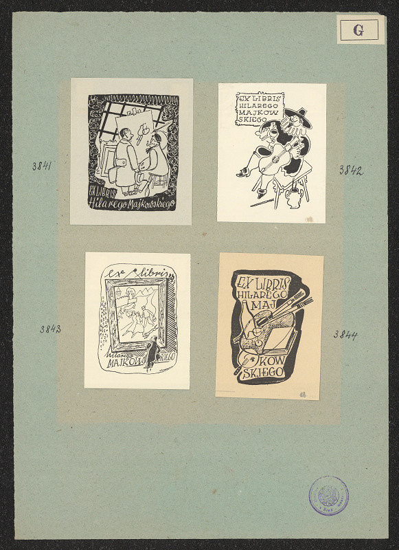 Witold Gawecki – Ex libris Hilarego Majkowskiego 